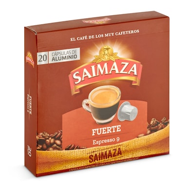 Cápsulas de café fuerte Saimaza 20 unidades-0