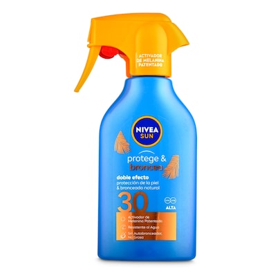 Protector solar protege y broncea spf 30 Nivea 300 ml-0 Protector solar protege y broncea spf 30 Nivea 300 ml-0