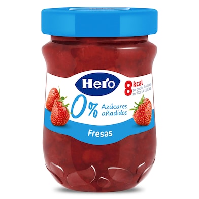 Mermelada de fresas 0% azúcares añadidos Hero 280 g-0 Mermelada de fresas 0% azúcares añadidos Hero 280 g-0