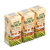 Vino blanco Don Simón pack 3 x 187 ml