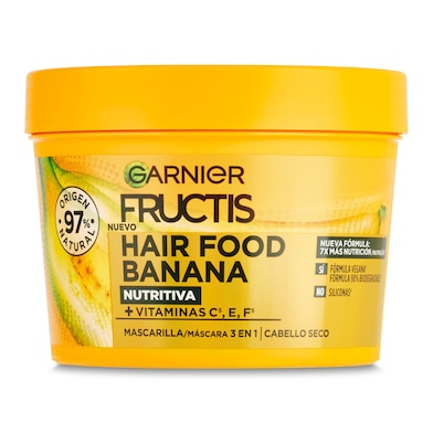 Mascarilla hair food banana Fructis 400 ml-0