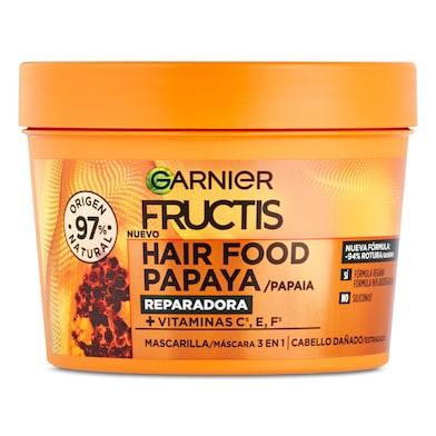 Mascarilla hair food papaya Fructis 400 ml-0 Mascarilla hair food papaya Fructis 400 ml-0