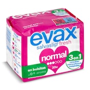 Protegeslip normal en bolsitas Evax 20 unidades