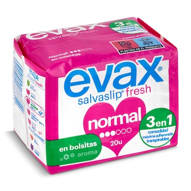 Protegeslip normal en bolsitas Evax 20 unidades-0 Protegeslip normal en bolsitas Evax 20 unidades-0