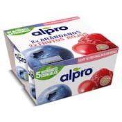 Postre de soja sabor arándanos y frutos rojos Alpro 4 x 125 g