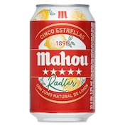 Cerveza radler Mahou 5 Estrellas 33 cl