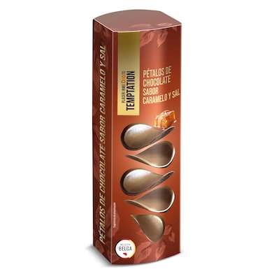 Pétalos de chocolate con caramelo y sal Dia Temptation 150 g-0