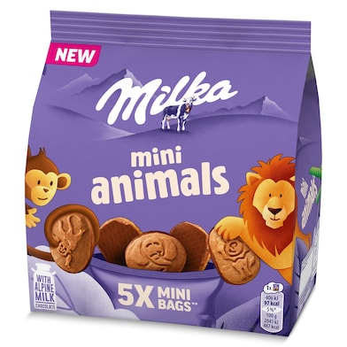 Galletas mini animals Milka 99,5 g-0