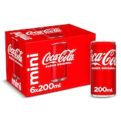 Coca-Cola 6 x 200 ml