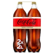 Coca-Cola zero azúcar zero cafeína 2 x 2 L