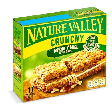 Barritas de cereales de avena y miel crunchy Nature Valley 210 g-0