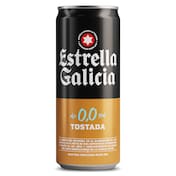 Cerveza tostada 0,0% alcohol Estrella Galicia 33 cl