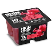 Postre gelificado sabor frutas alto en proteínas Dia Láctea 4 x 100 g