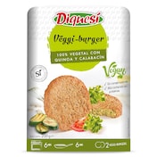 Hamburguesas veganas de calabacín y quinoa DiqueSí 200 g