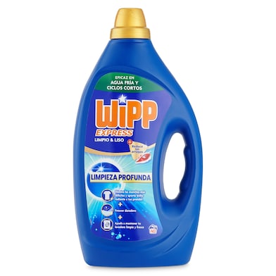 Detergente líquido liso y limpio Wipp Express 40 lavados-0 Detergente líquido liso y limpio Wipp Express 40 lavados-0