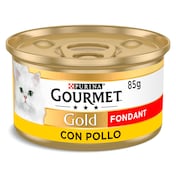 Alimento para gatos con pollo fondant Gourmet 85 g