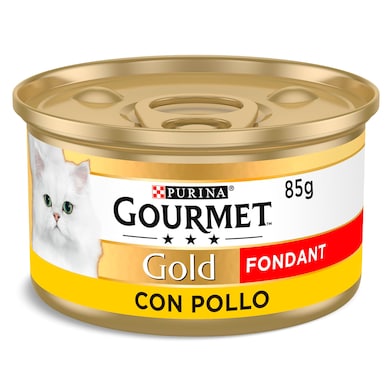 Alimento para gatos con pollo fondant Gourmet 85 g-0 Alimento para gatos con pollo fondant Gourmet 85 g-0