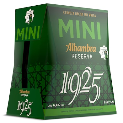 Cerveza reserva 1925 Alhambra pack 6 x 22,5 cl-0 Cerveza reserva 1925 Alhambra pack 6 x 22,5 cl-0