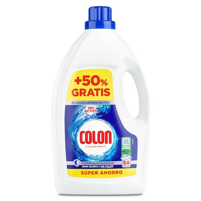 Detergente líquido azul activo Colon 45 lavados-0 Detergente líquido azul activo Colon 45 lavados-0