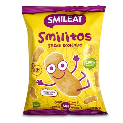 Snack ecológico smilitos Smileat 38 g-0