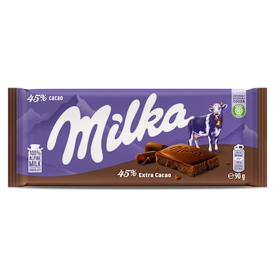 Chocolate extra cacao 45% Milka 90 g-0 Chocolate extra cacao 45% Milka 90 g-0