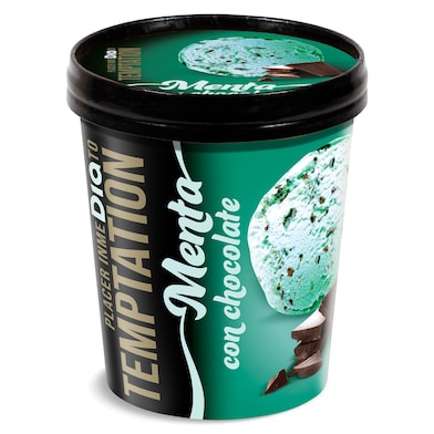 Tarrina de menta con chocolate Dia Temptation 350 g-0