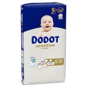 Pañales 6-10 kg talla 3 Dodot 56 unidades
