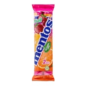 Caramelos masticables sabor frutas Mentos 2 x 38 g