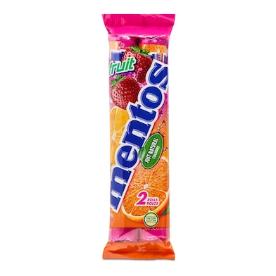 Caramelos masticables sabor frutas Mentos 2 x 38 g-0 Caramelos masticables sabor frutas Mentos 2 x 38 g-0