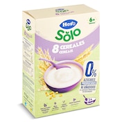 Papilla 8 cereales sin azúcares añadidos Hero Baby 410 g