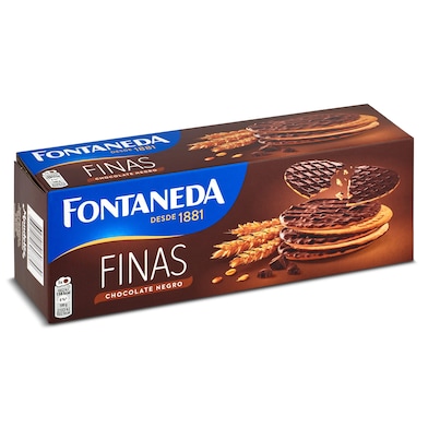 Galletas digestive finas con chocolate negro Fontaneda 170 g-0