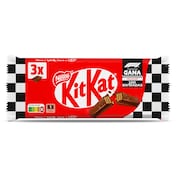 Barritas de galleta recubiertas de chocolate Kit Kat 3 x 41 g