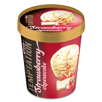 Tarrina de strawberry cheesecake Dia Temptation 350 g-0