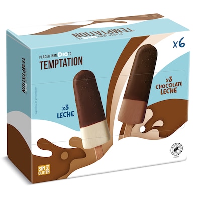 Helados choco milky Dia Temptation 6 x 48 g-0
