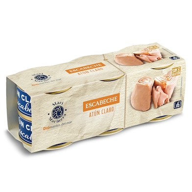 Atún claro en escabeche Dia Mari Marinera 6 x 60 g-0
