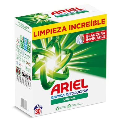 Detergente en polvo Ariel 30 lavados-0 Detergente en polvo Ariel 30 lavados-0