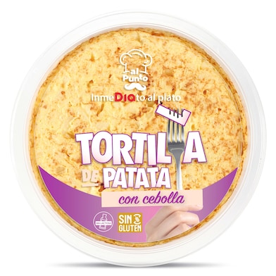 Tortilla de patatas con cebolla Dia Al Punto 600 g-0 Tortilla de patatas con cebolla Dia Al Punto 600 g-0