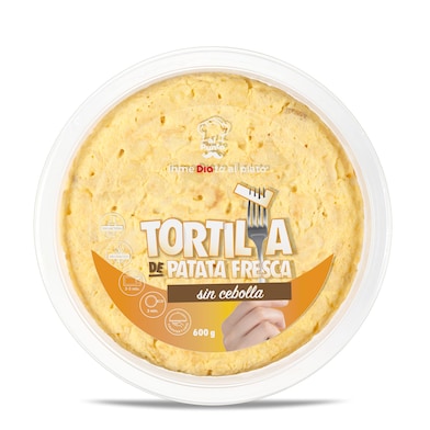 Tortilla de patatas sin cebolla Dia Al Punto 600 g-0