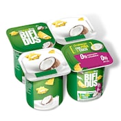 Bífidus con piña y coco doble 0% Dia 4 x 125 g