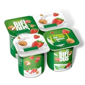 Bífidus con fresas y nueces Dia 4 x 125 g