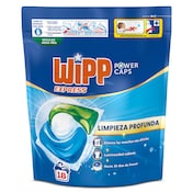 Detergente máquina cápsulas 4 en 1 Wipp Express 18 lavados