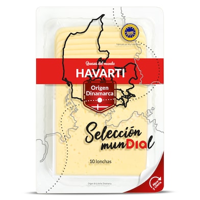 Queso havarti Dia Selección Mundial 200 g-0 Queso havarti Dia Selección Mundial 200 g-0
