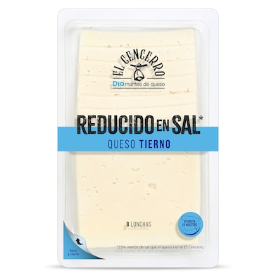 Queso tierno reducido en sal Dia El Cencerro 160 g-0