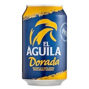 Cerveza dorada El águila 33 cl