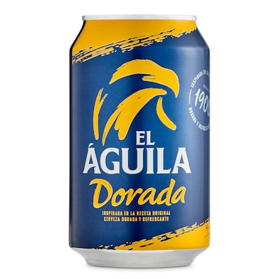 Cerveza dorada El águila 33 cl-0