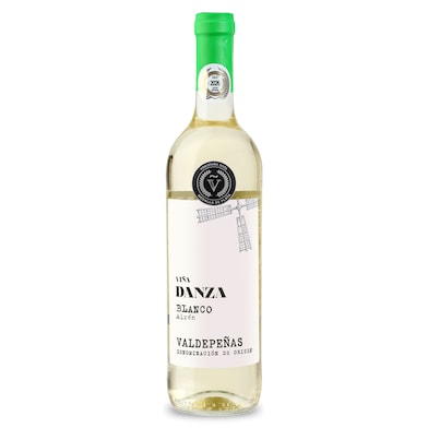 Vino blanco D.O. Valdepeñas Viña Danza 75 cl-0 Vino blanco D.O. Valdepeñas Viña Danza 75 cl-0