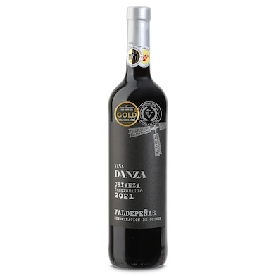 Vino tinto crianza D.O. Valdepeñas Viña Danza 75 cl-0 Vino tinto crianza D.O. Valdepeñas Viña Danza 75 cl-0