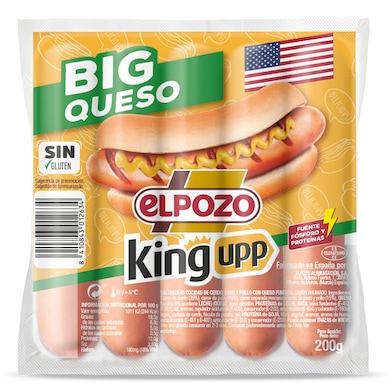 Salchichas big queso Elpozo 200 g-0