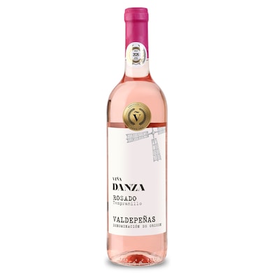 Vino rosado D.O. Valdepeñas Viña Danza 75 cl-0 Vino rosado D.O. Valdepeñas Viña Danza 75 cl-0
