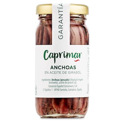 Anchoas en aceite de girasol Caprimar 52 g-0